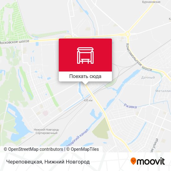 Карта Череповецкая