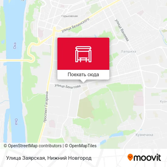 Карта Улица Заярская