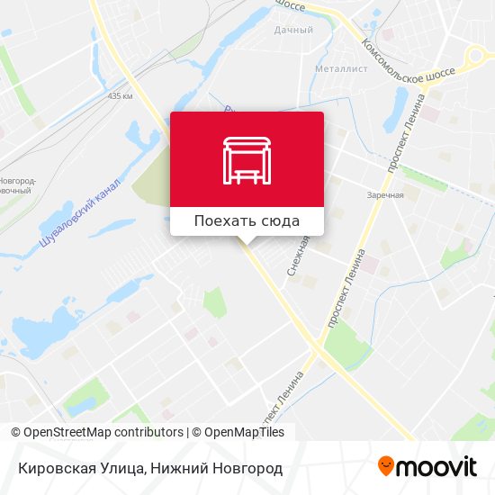 Карта Кировская Улица