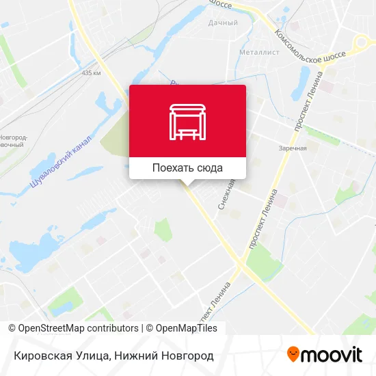 Карта Кировская Улица