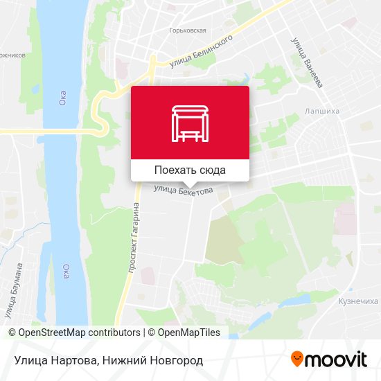 Карта Улица Нартова