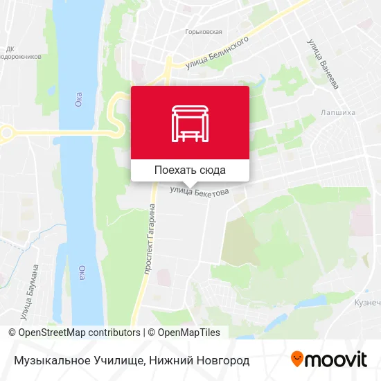 Карта Музыкальное Училище