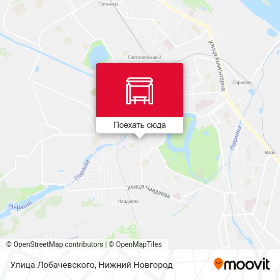 Карта Улица Лобачевского