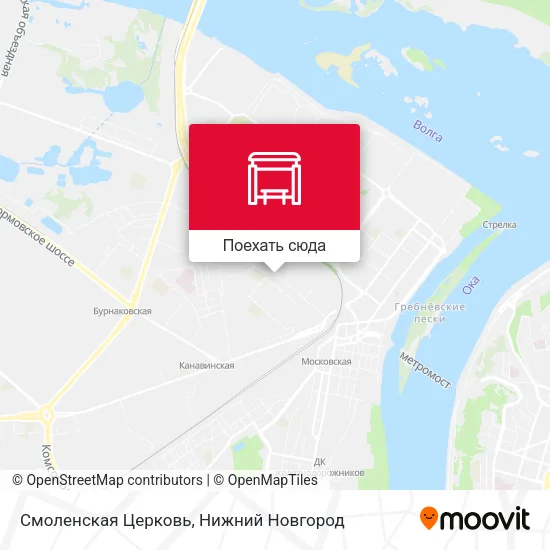 Карта Смоленская Церковь