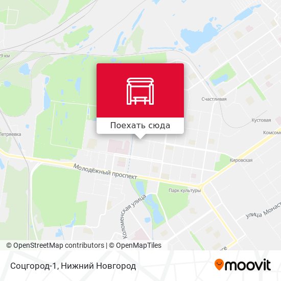 Карта Соцгород-1