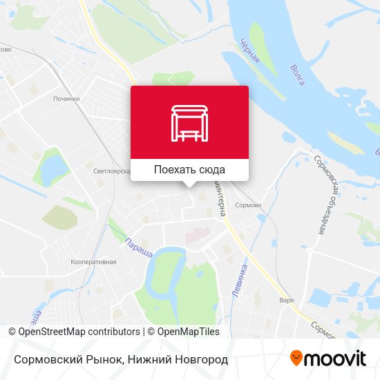 Карта Сормовский Рынок