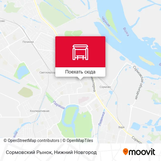 Карта Сормовский Рынок