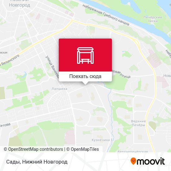 Карта Сады