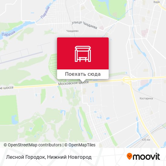Карта Лесной Городок