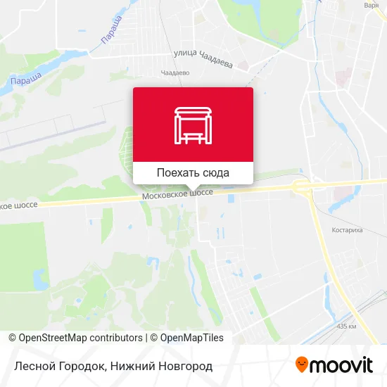 Карта Лесной Городок