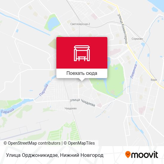 Карта Улица Орджоникидзе
