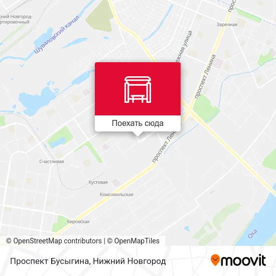 Карта Проспект Бусыгина