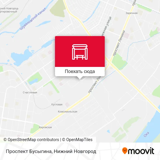Карта Проспект Бусыгина