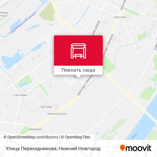 Карта Улица Переходникова