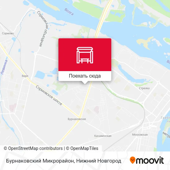 Карта Бурнаковский Микрорайон