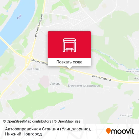 Карта Автозаправочная Станция (Улицаларина)