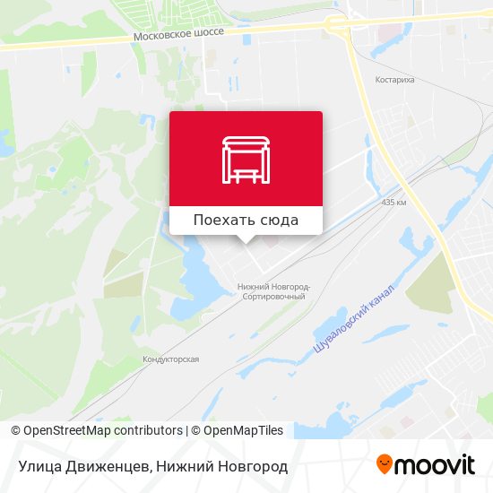 Карта Улица Движенцев