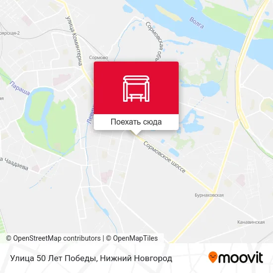 Карта Улица 50 Лет Победы