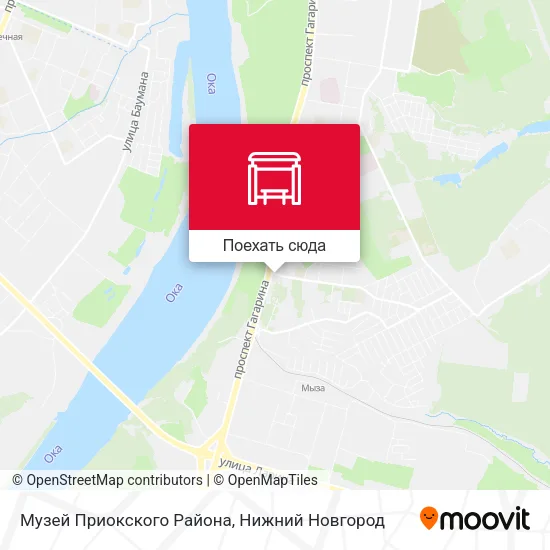 Карта Музей Приокского Района