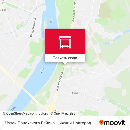 Карта Музей Приокского Района