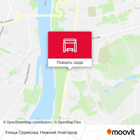 Карта Улица Сурикова