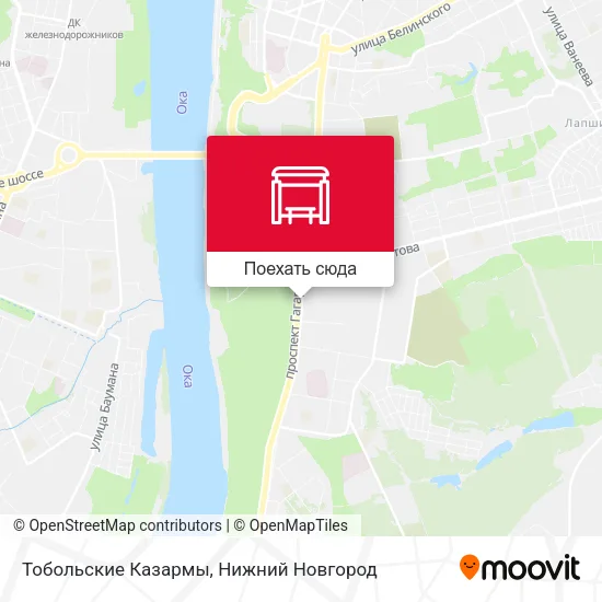 Карта Тобольские Казармы
