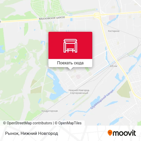 Карта Рынок