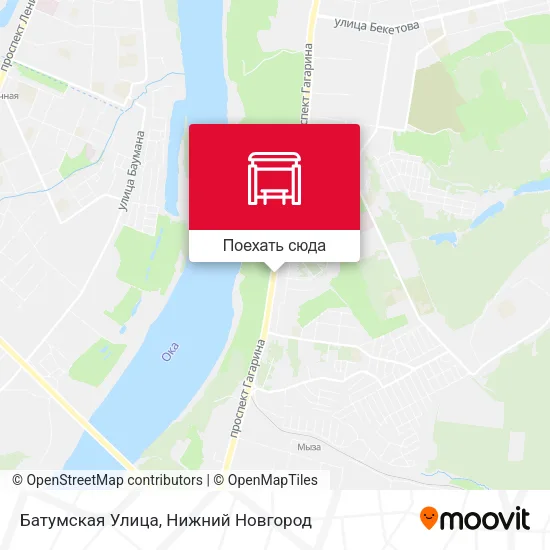 Карта Батумская Улица