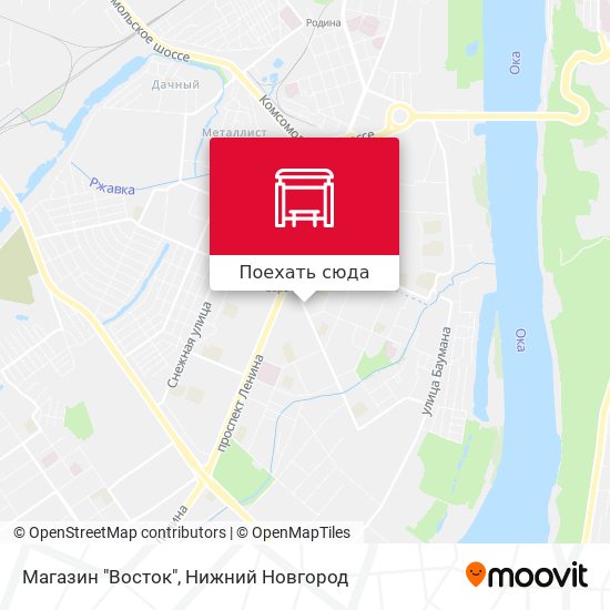 Карта Магазин "Восток"