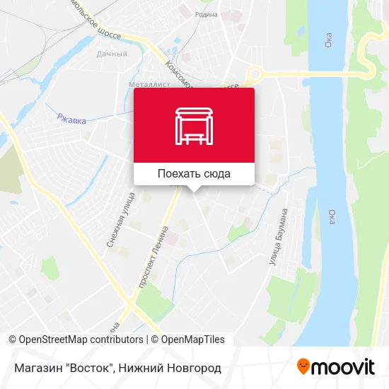 Карта Магазин "Восток"