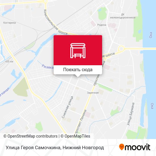 Карта Улица Героя Самочкина