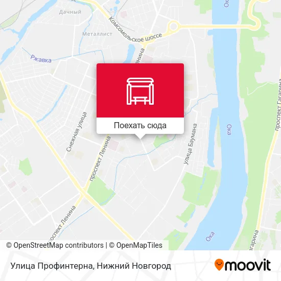 Карта Улица Профинтерна