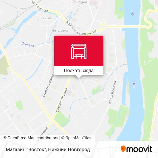 Карта Магазин "Восток"