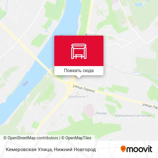 Карта Кемеровская Улица