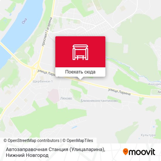 Карта Автозаправочная Станция (Улицаларина)