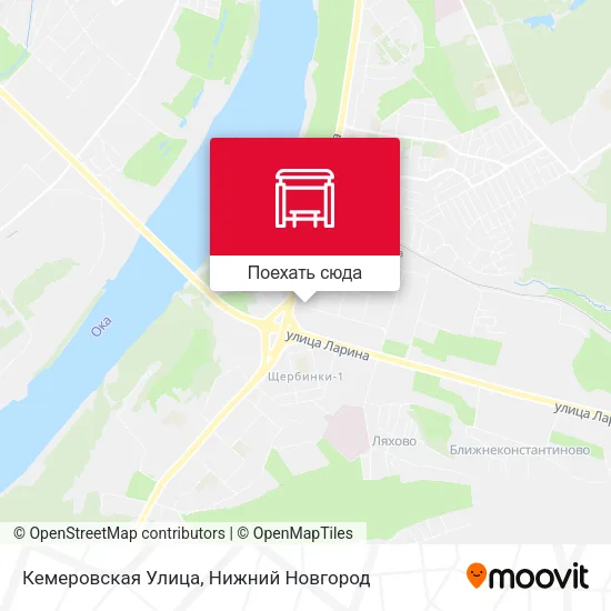 Карта Кемеровская Улица