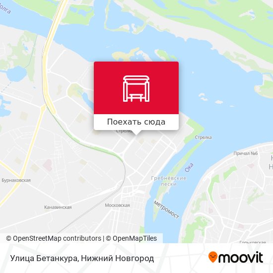 Карта Улица Бетанкура