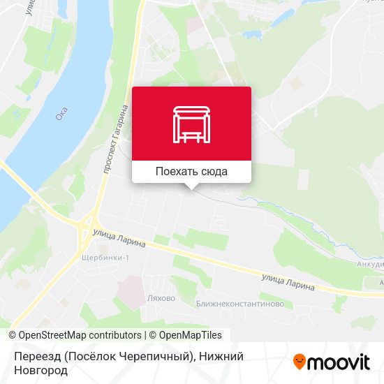 Карта Переезд (Посёлок Черепичный)