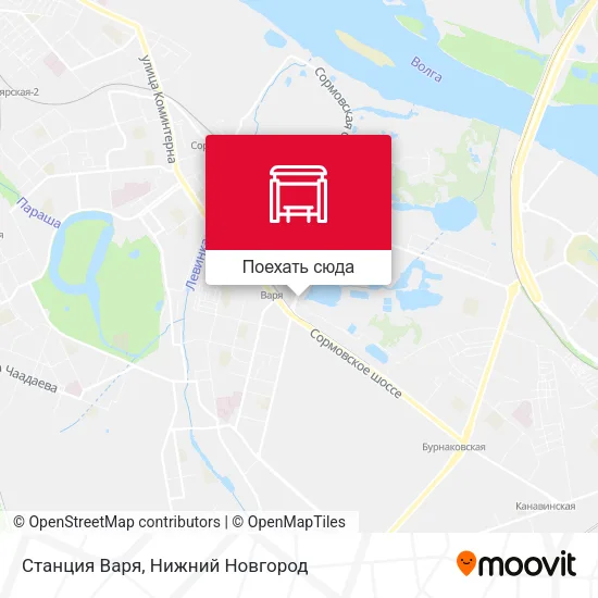 Карта Станция Варя