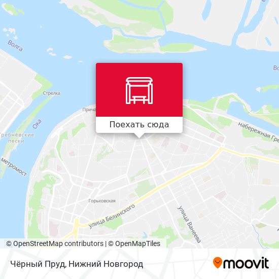 Карта Чёрный Пруд