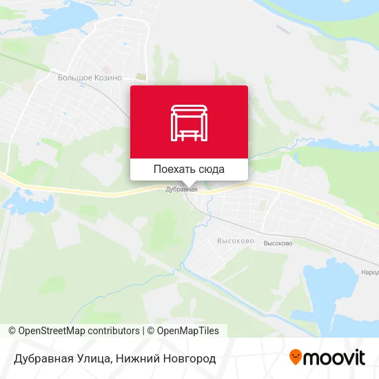Карта Дубравная Улица