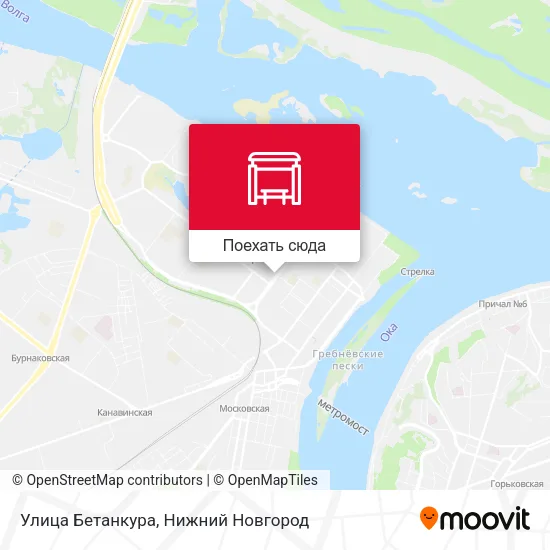Карта Улица Бетанкура