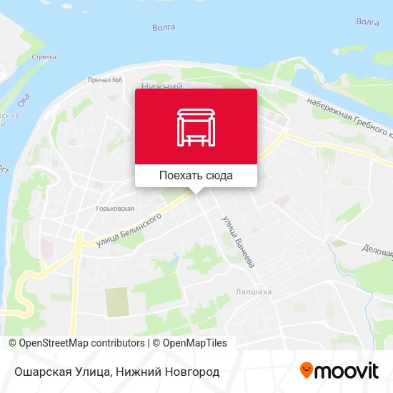 Карта Ошарская Улица