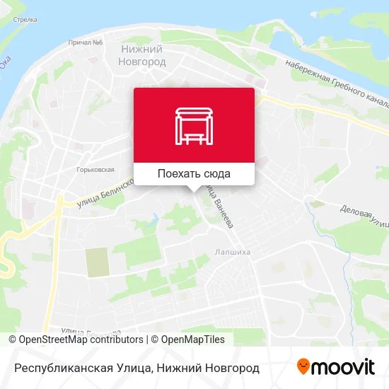 Карта Республиканская Улица