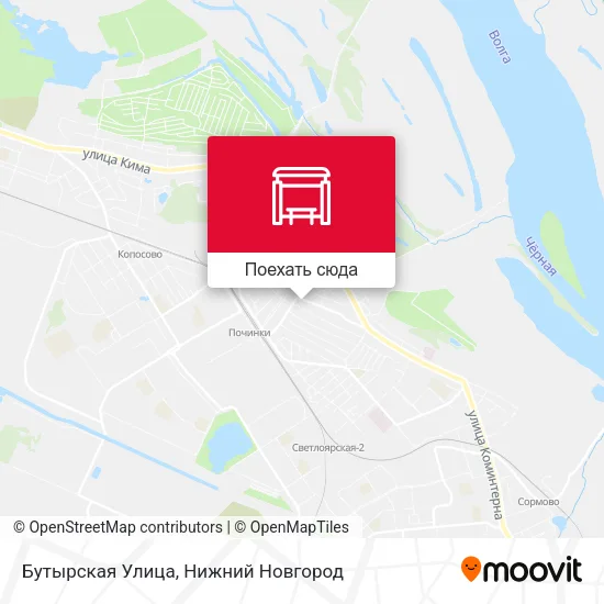 Карта Бутырская Улица