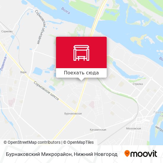 Карта Бурнаковский Микрорайон
