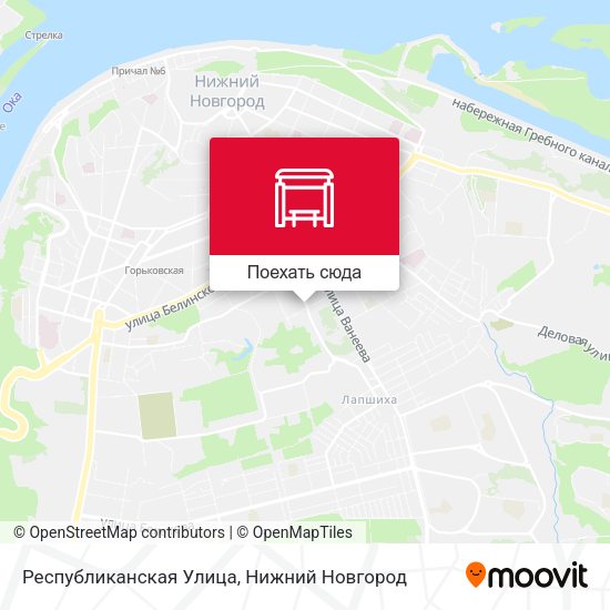 Карта Республиканская Улица