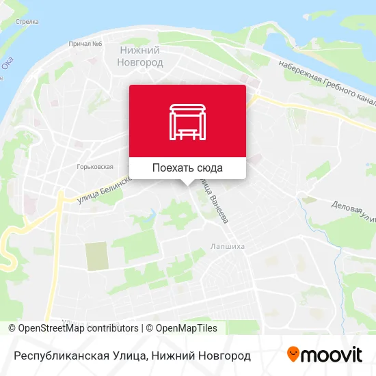 Карта Республиканская Улица