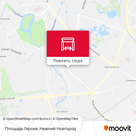 Карта Площадь Героев