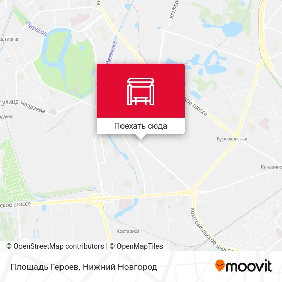 Карта Площадь Героев